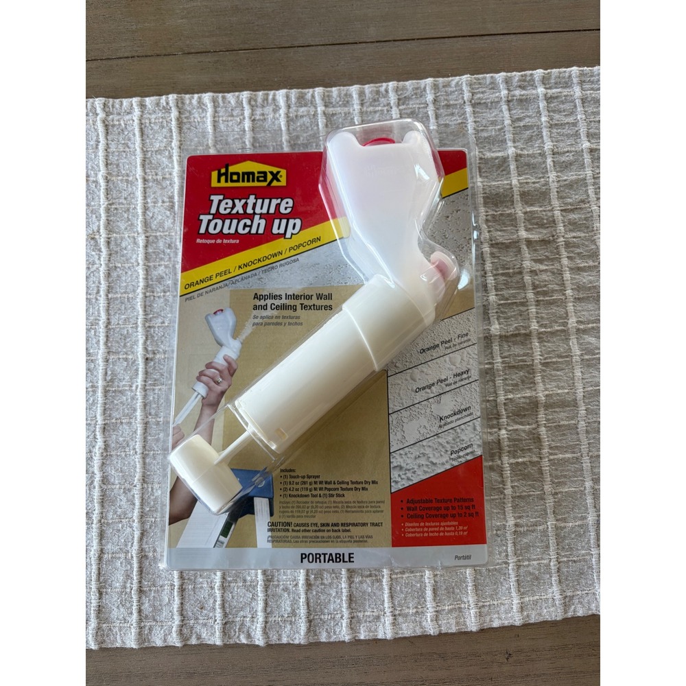 Homax Texture Touch Up sprayer kit drywall repair new in box